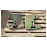 (2) Tractor Suitcase Weights