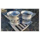 Aluminum Heavy Truck / Tractor Rim 22.5 X 4