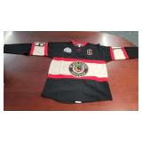 Black Wrigley Field Winter Classic Hockey Jersey