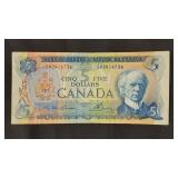 1972 Canadian Five Dollar Bill