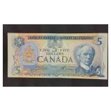 1979 Canadian Five Dollar Bill