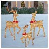 Set of 3 LED Deer Family RT $249.99