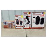 Womenï¿½s SM Heated Vest, SM Gloves, SM Socks, H