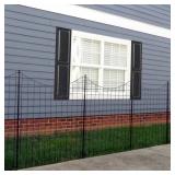 Zippity Black Metal Fence Panels w/ Stakes Rt 169.