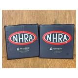 Pair of NHRA Advertisng Bleacher Cushions