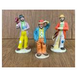 Lot of Emmett Kelly Flambro Figurines (3)