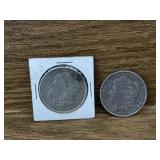 Lot of 2 Morgan Silver Dollars