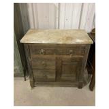 Antique Washstand Table Cabinet