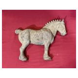 Vintage Cast Iron Draft Horse