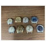 Lot of Wristwatch Faces Only (8)