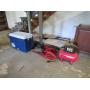 4 Items: Air Compressor, Elec. Chainsaw & Hedge Tr