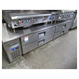 4-DRAWER LOW REFRIGERATED PREP UNIT BY EVEREST