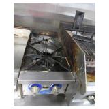 2 BURNER COUNTERTOP GAS RANGE BY GLOBE