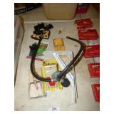 NEW MOUSE & RAT TRAPS, PROPANE HOSE, SHELF BRAKETS