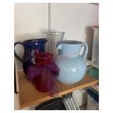 Water pitchers and Vases Lot