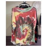 First love tye dye soft long sleeve size small