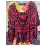 Torrid soft plaid dressy shirt size 3