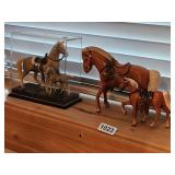 Horse Figurines (downstairs center room)