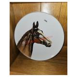 Norcrest Hand Painted Horse plate (downstairs