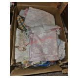 Box Lot: Crafting Fabric, more (craft room under