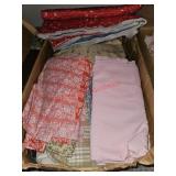 Box Lot: Crafting Fabric, more (craft room under