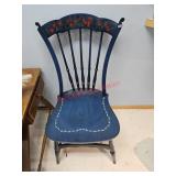 Lovely blue wooden chair