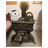 Cast iron stove with all pictured accessories-