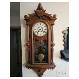 Antique wall clock- hall by pantry