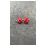 Red rose cuff links (Master).