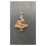 Jeweled Christmas tree pin (Master).