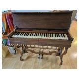 19th C Rosewood Melodian Pump Organ (Entry)