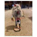 Native wolf warrior figurine hand made