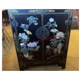 Chinese Black Lacquered Cabinet