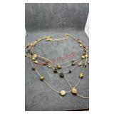 Misc. beaded wire necklaces