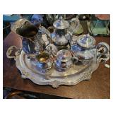 Reed and Barton Regency set, silverplate