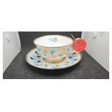 New Chelsea Turquoise Teacup and Saucer