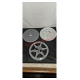 (3) Vintage 8mm Film Canisters and Film