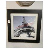 Eiffel tower print