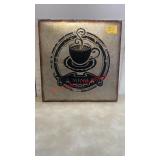 Coffee cup menu sign NEW