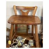 Antique Murphys Sewing machine short back chair