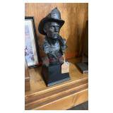 Red Hats of courage commemorative bronze trophy