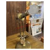 Vintage articulating desk light