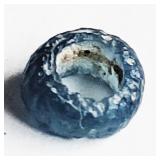 Ancient 1st-3rd Cent AD Roman glass bead blue