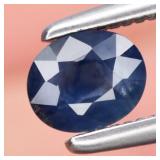 0.42ct 4.7x3.8mm Oval Blue Sapphire Gemstone Austr