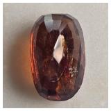 CERT 8.37 Ct Faceted Sri Lankan Hessonite Garnet G