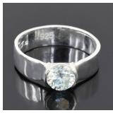 APPR $1000 Moissanite Ring 1 Ct 925 Silver