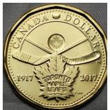 Canada Dollar 2017 Toronto Maple Leafs 100th