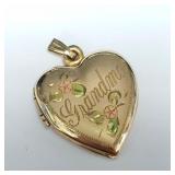 10K Yellow Gold 2.51G Locket  Pendant,  Suggested