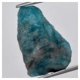 10.45ct 16.2x11mm Rough Natural Blue Apatite Gemst