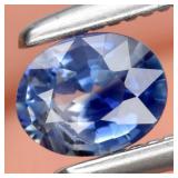 0.30ct 4.5x3.5mm VS Oval Blue Sapphire Gemstone Ce